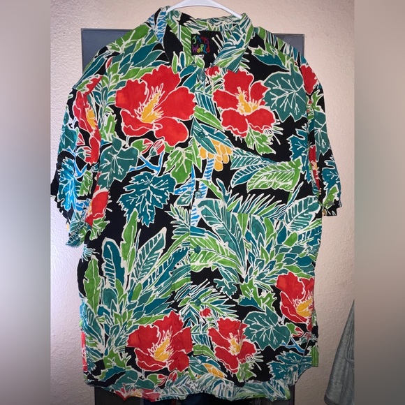 Jams World Shirts Vintage Jams World Hawaii Floral Button Shirt Xl Poshmark